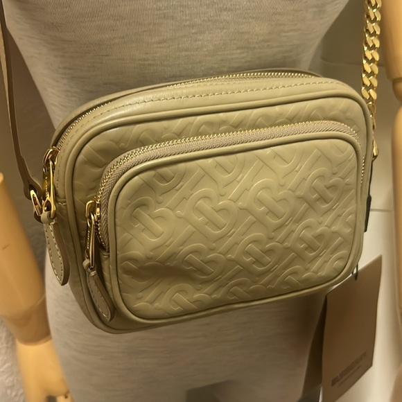 NWT. Burberry Beige Crossbody Bag. Full inclusion. COA - Picture 12 of 16